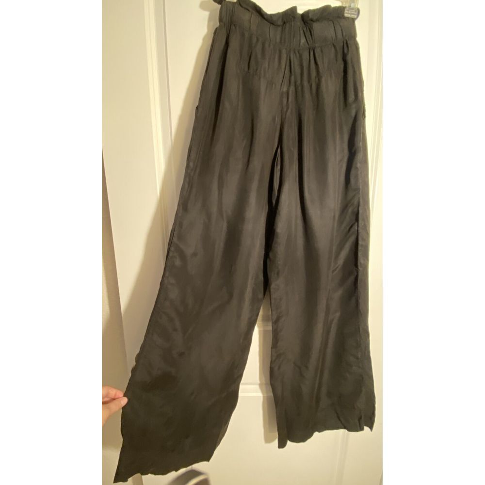 Young Fabulous & Broke black wide leg elastic waist‎ pants Sz S NWOT - Picture 4 of 7